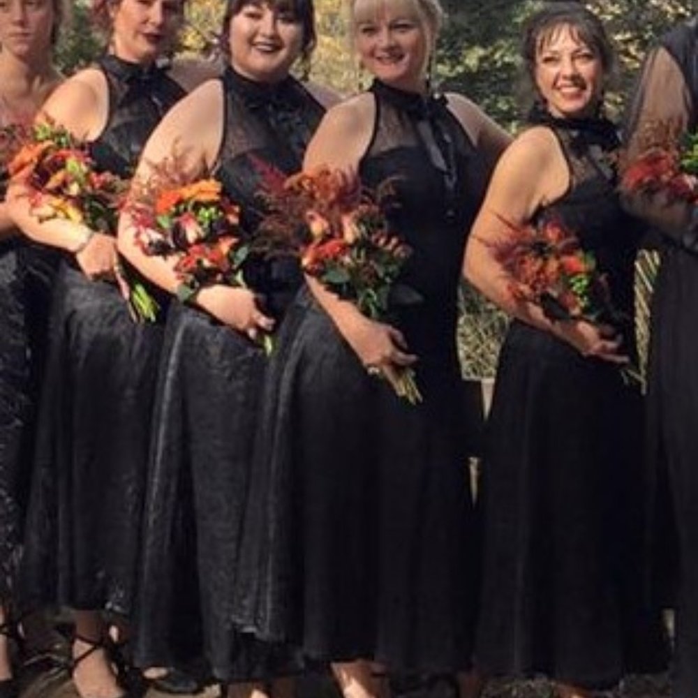 Black Lace Formal Dress - Picture 6 of 6